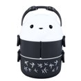 thumbnail image 2 of Portable Bento Lunch Box, 2 Layer Containers for School, Work, Camping - Bear Shape, Excellent Thermal Insulation, Muti Purpose, 2 of 8
