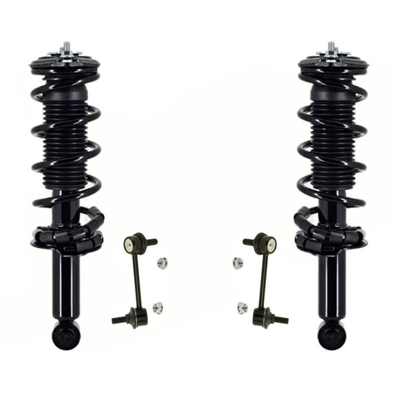 Rear Complete Struts and Sway Bar Links For Subaru Impreza 2017-2019