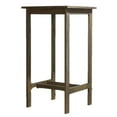 thumbnail image 2 of Distressed Grey Square Bar Table, 2 of 5