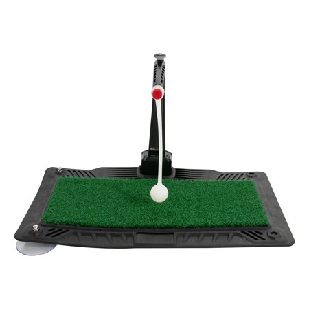 Golf Swing Trainer, Height Adjustable Golf Practice Aid with 360° Auto Return Ball, Low Resistance Swing for Indoor Outdoor Use