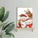 thumbnail image 4 of Cuadros Decorativos Kits de mosaico de Navidad de pintura de diamante de taladro redondo completo ilustraciones de diamantes de imitación DIY Ndcxsfigh Nuevos Originales, 4 of 9