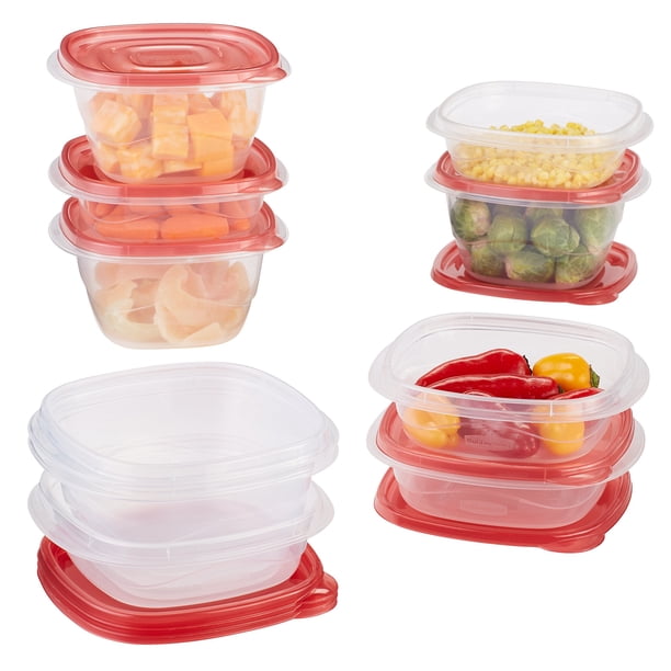 Contenedores para Alimentos Rubbermaid TakeAlongs Juego de 10 Piezas
