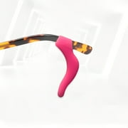 Anti-Slip Glasses Grips, Silicone Ear Hooks for Eyeglasses Sunglasses, Non Slip Retainer Black