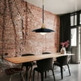 thumbnail image 3 of Eurofase 46785-046 Welsh 30 in. Matte Black White Glass Pendant Ceiling Light, 3 of 8