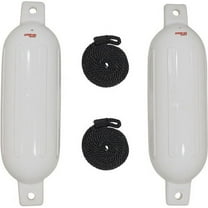 Extreme Max 30067201 Boattector Fender Value 2Pack 6" X 22", White