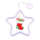 thumbnail image 2 of Luz LED de ventana Pentagram Running Horse - Decoración navideña colgante a pilas de 10,9 pulgadas con Papá Noel y muñeco de nieve grabados, 2 of 7