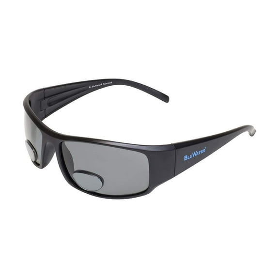 Black Polarized Grey Lens Bifocals 1.5 Sunglasses