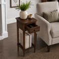 thumbnail image 4 of Convenience Concepts French Country Kourtney No Tools 1 Drawer Accent Table with Shelf, Espresso, 4 of 6