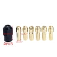 thumbnail image 4 of 7pcs/set Dremel Brass Collet 1.0/1.6/2.0/2.4/3.0/3.2 M8X0.75mm Chuck Nut Fits Abrasive Parts Rotary Tools Dremel Accessories, 4 of 6