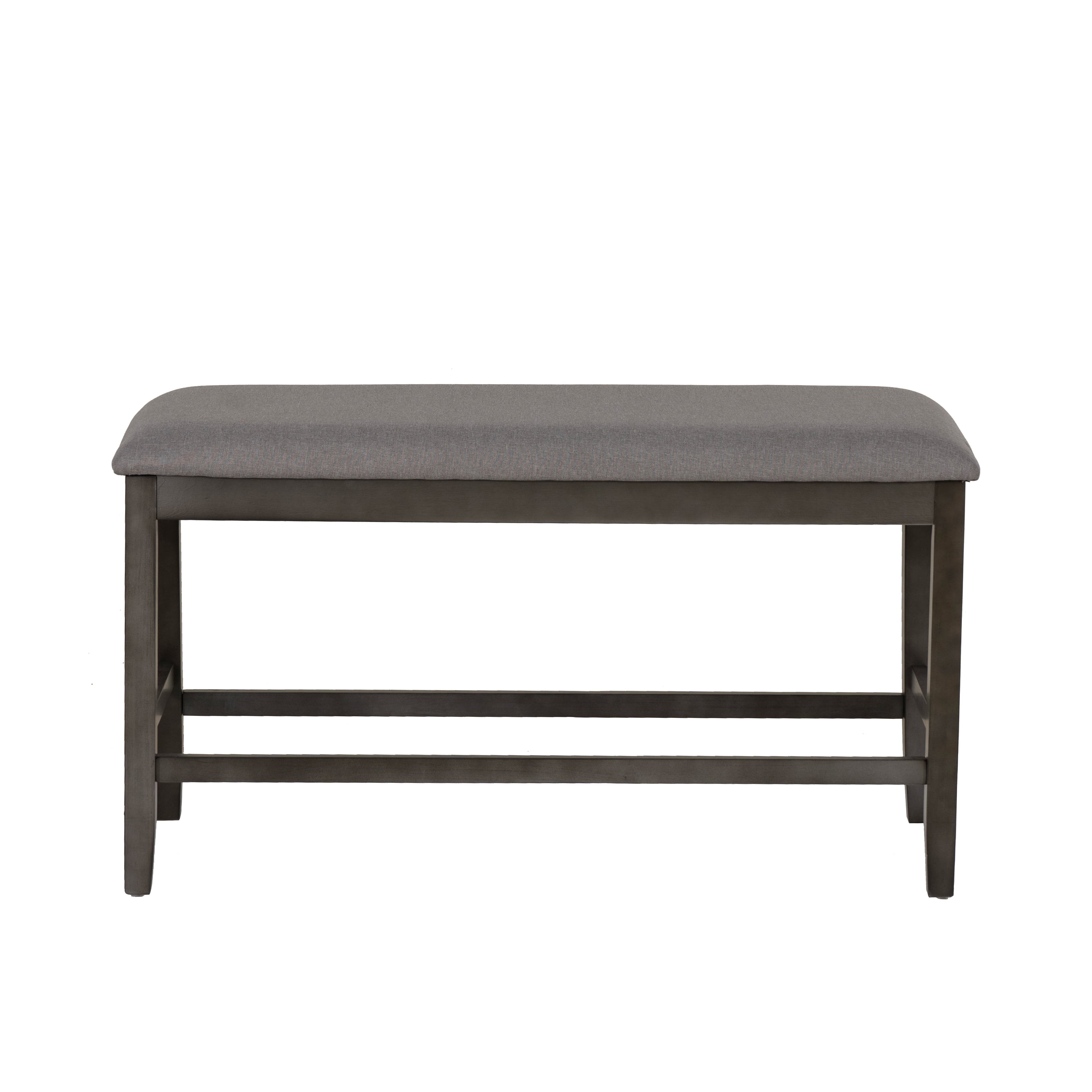 Powell Thewlis 25" Backless Farmhouse Counter Height Bench, Gray