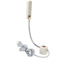 thumbnail image 4 of Lámpara de brazo de cuello de cisne Flexible ligera para máquina de coser para banco de trabajo torno taladro prensa 110V y 250V (enchufe de EE. UU.), 4 of 8