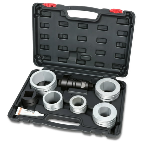 ‎1-5/8 to 4-1/4 Inches Exhaust Pipe Expander Stretcher Tool Set with Rubber Rings for Automotive Car Tail Pipe Tube Repair