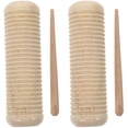 thumbnail image 1 of 2 Sets Guiro Wood Percussion Instrument Early Education Instrument for Developing Music Potential, 1 of 8