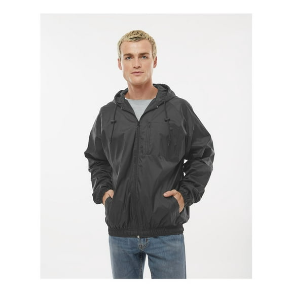 Burnside Mens Mentor Hooded Coaches Jacket