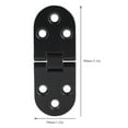 thumbnail image 2 of Fyydes Hinge, Table Flip Hinge,4Pcs Zinc Alloy Black Door Flap Hinge Table Flip Hinge for Cabinet Hardware Accessory, 2 of 8