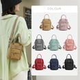 thumbnail image 3 of Odeerbi Crossbody Bags for Women Waterproof Multi-pocket Zipper One-shoulder Messenger Bag Nylon Cloth Mobile Phone Bag Gray, 3 of 5