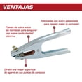 thumbnail image 4 of Pinza de tierra profesional 300 Amp Lincoln Electric Red Force, 4 of 6