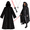 Black, variant on Alaiyaky Hooded Cloak Robe Jedi Adult, Jedi Costume Set with Accessories and Necklace Wizard Master Knight Robe Costume Cosplay for Halloween Masquerade Balls