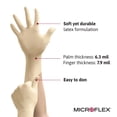 thumbnail image 2 of Guantes desechables de látex Microflex Diamond Grip MF-300 Large, 2 of 3