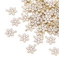 thumbnail image 1 of Charm LiquNsweet - Copos de nieve esmaltados blancos (100 unidades, 20 x 16 mm), 1 of 7