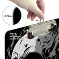thumbnail image 4 of ALAZA Plastic Clipboard A4 Letter Size Decorative Clipboards for Students Women Men 9" x 12.5" Cool Funny Skull, 4 of 6