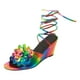 thumbnail image 5 of Bmisegm Hot Sandals Women Teen Slippers for Girls Beach Sandals Girls Sandals Women Sandals Platform Sandals Womens Sandals Summer Multicolour 8.5, 5 of 9