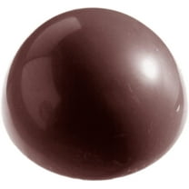 Chocolate World CW2022 Polycarbonate Candy Mold with 40 Hemisphere Cavities, Each 30mm Diameter x 15mm High