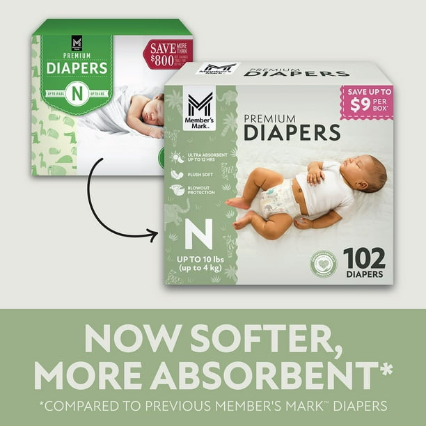 Sam's Club Pampers Diaper Club Member's Mark Premium Baby