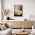 thumbnail image 5 of Framed Canvas Print Beige Black Abstract Wall Art Neutral Modern Decorative for Living Room Bedroom - 16"x24" WHITE, 5 of 8