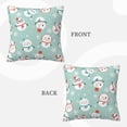 thumbnail image 3 of ZICANCN Decorative Throw Pillow Covers , Bed Snowman Couch Sofa Decorative Knit Pillow Covers for Living Room Farmhouse 18"x18", 3 of 8
