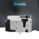 thumbnail image 4 of Actuador de cerradura de puerta eléctrica del lado del pasajero delantero derecho para Ford Escape 2005-2007 Reemplazo Negro, 4 of 7