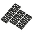 thumbnail image 1 of Uxcell 5/8"(15mm) Skateboard Riser Pads, 10Pcs Plastic Skateboard Angle Wedge Shock Pads, Black, 1 of 5