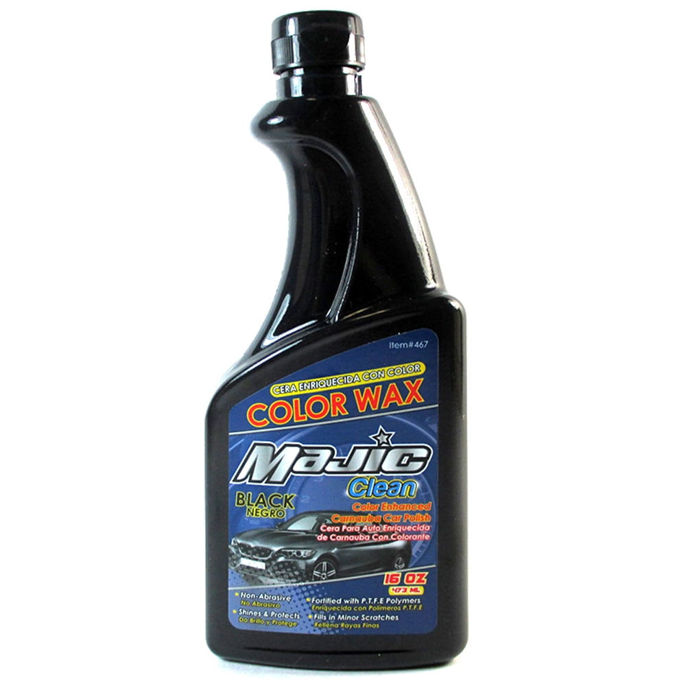 2 Black Car Polish Wax 16oz Carnauba Auto Care Shine Paint