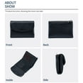 thumbnail image 3 of Women's Leather Wallet Purse RFID Blocking Cowhide Compact Wallet with Card Slots & Cash Organizer Small Soft Handbag for Everyday Use (Dark Blue), 3 of 8