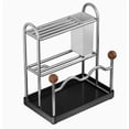 thumbnail image 2 of Stainless Steel Cutting Board Storage Rack for Organized Kitchen Countertop Space, 2 of 5