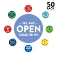 thumbnail image 2 of Koyal Wholesale Temporary Store Office Hours for Social Distancing We Are Open, Come On In Business Signs, 50 Labels, 2 of 5