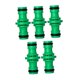 thumbnail image 3 of Conector de tubería de manguera de 5 piezas, accesorios de jardinería de articulación de agua, conector doble masculino para el de riego Verde, 3 of 9