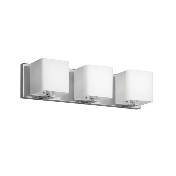 Dainolite 3 Light Vanity - Polished Chrome