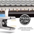 thumbnail image 2 of Stainless Steel Curtain Clips With Hook - 50 Pcs, 2 of 5