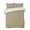 Beige, variant on Quilts Queen Size, Black Soft Comforter Bedding Set for Bed, Farmhouse Burlap Solid Black Color Modern Linen Texture Lightweight Quilted Bedspread with Pillow Cover(2 Pieces), 90x96 Inch