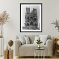 thumbnail image 4 of Historic Framed Print, The western portal - facade of Reims cathedral, France, 17-7/8" x 21-7/8", 4 of 9