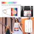 thumbnail image 7 of Case for iPad Mini 7th/6th Generation 8.3 inch 2024/2021, 360 Degree Rotating Hand Grip Shockproof Cover with Shoulder Strap, Colourful Red, 7 of 7