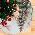 thumbnail image 6 of Ryvnso Christmas Tree Skirt Christmas Trees Watercolor Xmas Tree Skirts Ornament Home Decorations 35.4", 6 of 6