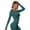 A-Blue, variant on Tiweut Women's Yoga Exercise Sport Crop Tops Long Sleeve Thumb Holes Slim Fit Solid Running Gym Tee Shirts,Army Green
