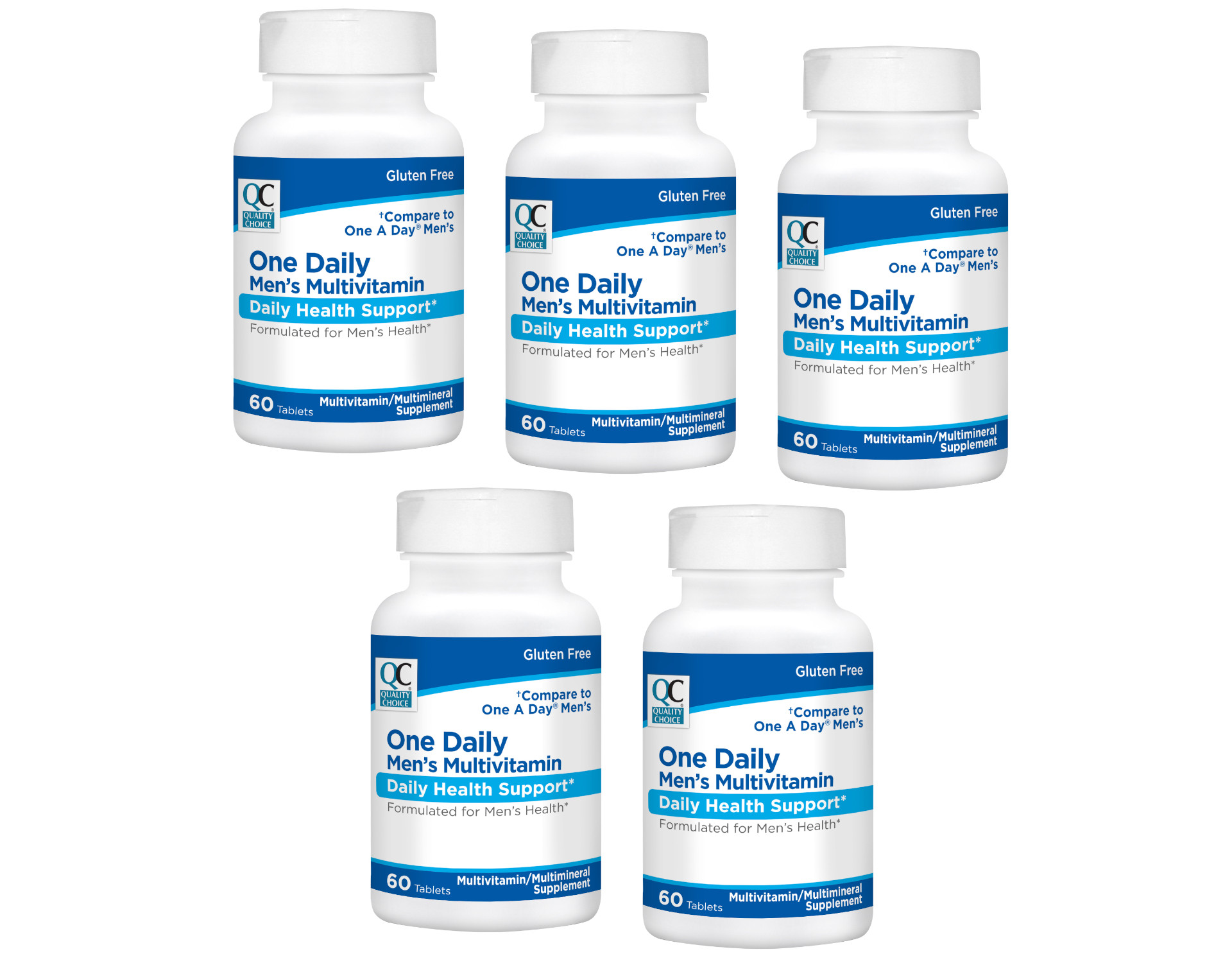Quality Choice One Daily Men's Multivitamin Daily Health Support ...