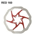 thumbnail image 1 of Bicycle MTB 160/180mm Stainless Rotors Disc Bike Brake Rotor Red 160, 1 of 9