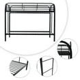 thumbnail image 3 of Aukfa Twin over Twin Bunk Bed with 2 Ladders for Kids Teens, Heavy Metal, Black, 3 of 8