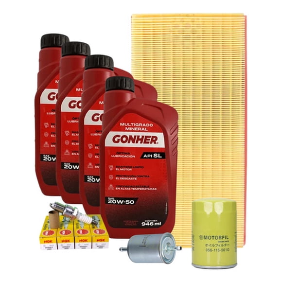 Kit De Afinacin Jetta A4 Mk4 2000 Al 2010 2.0 Gonher 20w50