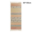thumbnail image 2 of Ounissouiy Reemplazo de alfombra de lino y algodón, absorbente Rectangular, secado rápido, aislamiento acústico, alfombra para sala de estar, Decoración del hogar  Tipo 3 60x130cm, 2 of 6