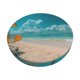 thumbnail image 1 of Disketp Shopping Cart On Tropical Beach Funda Redonda para Taburete, Funda de Cojín para Silla de Bar Suave y Elástica-14 inch, 1 of 7